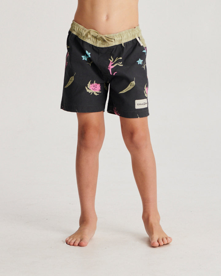 Maytives Kids Boardshort - Black