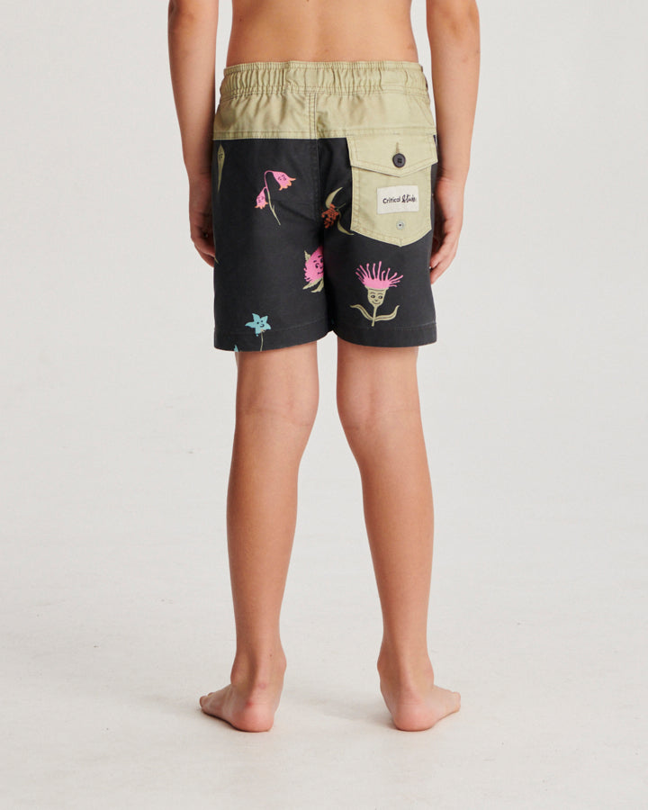 Maytives Kids Boardshort - Black