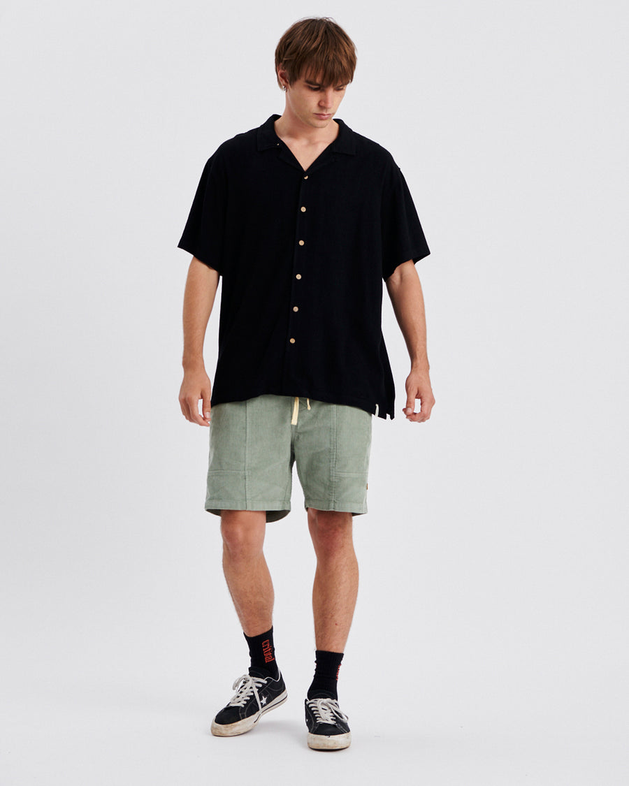 Ernie Resort Shirt - Black