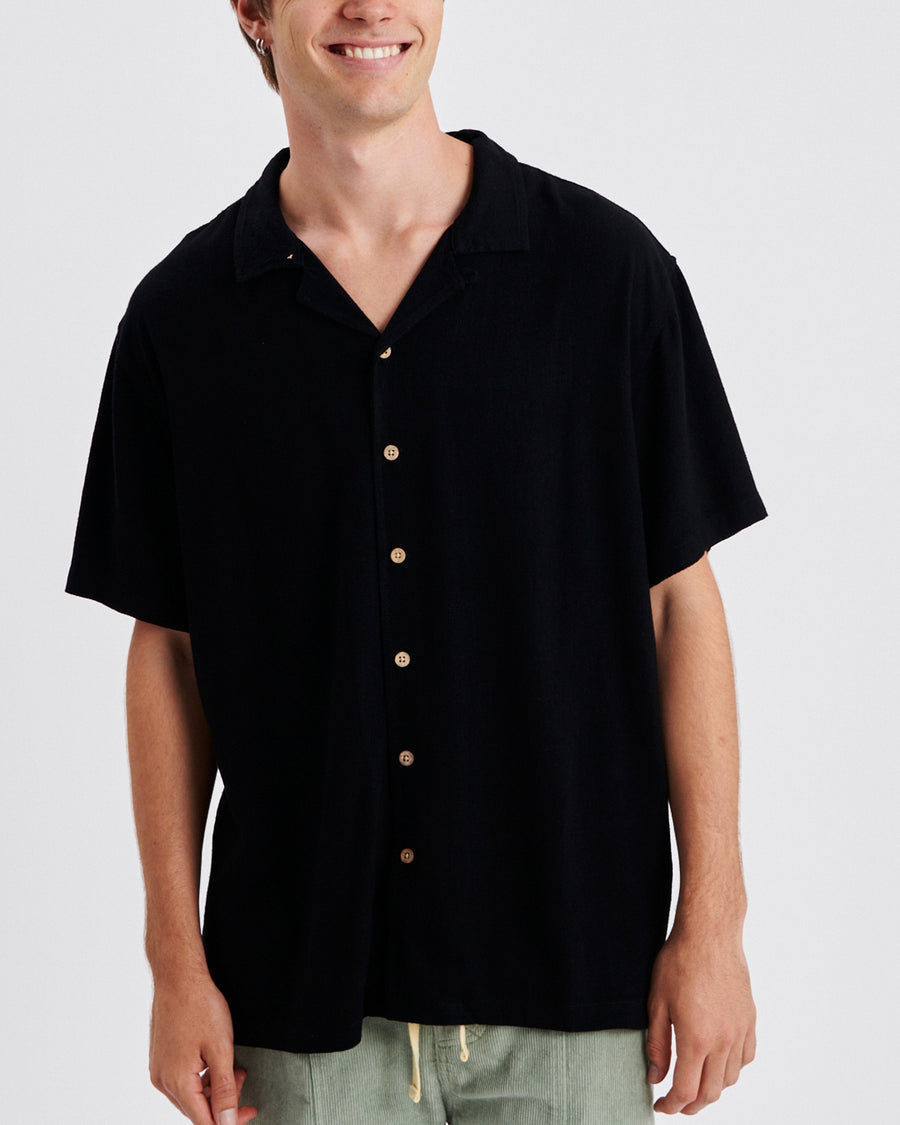 Ernie Resort Shirt - Black