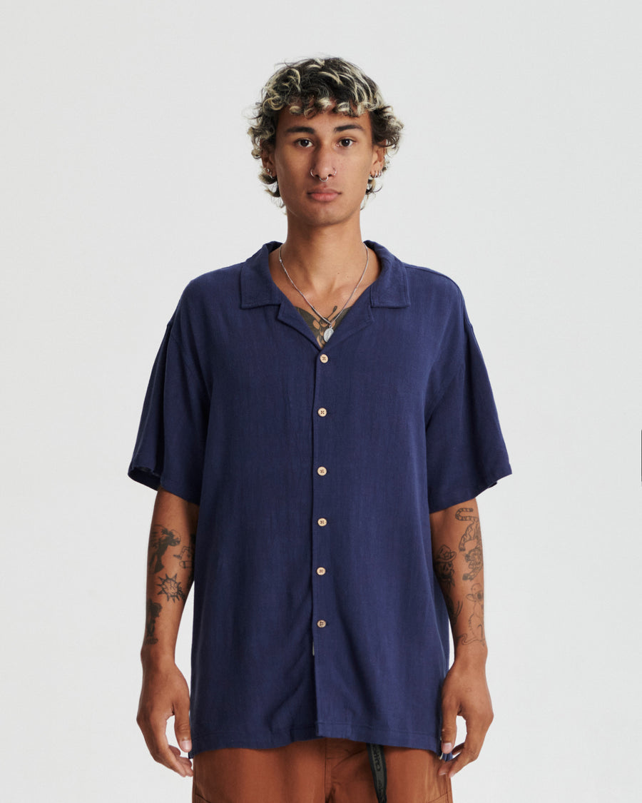 Ernie Resort Shirt - Navy