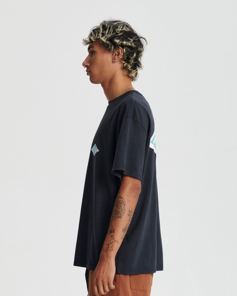 Scribble Tee - Vintage Black