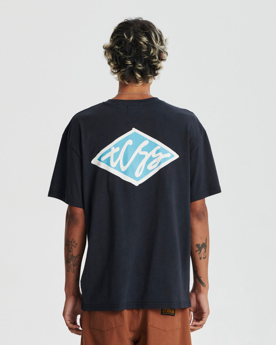 Scribble Tee - Vintage Black