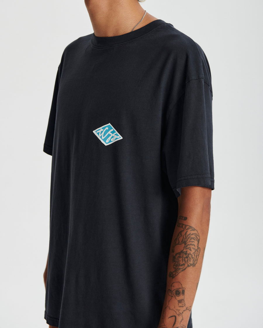 Scribble Tee - Vintage Black