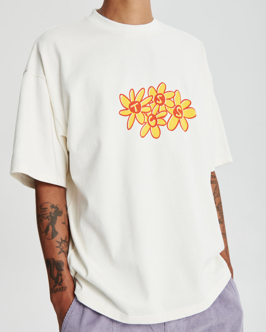 Crazed Tee - Vintage White