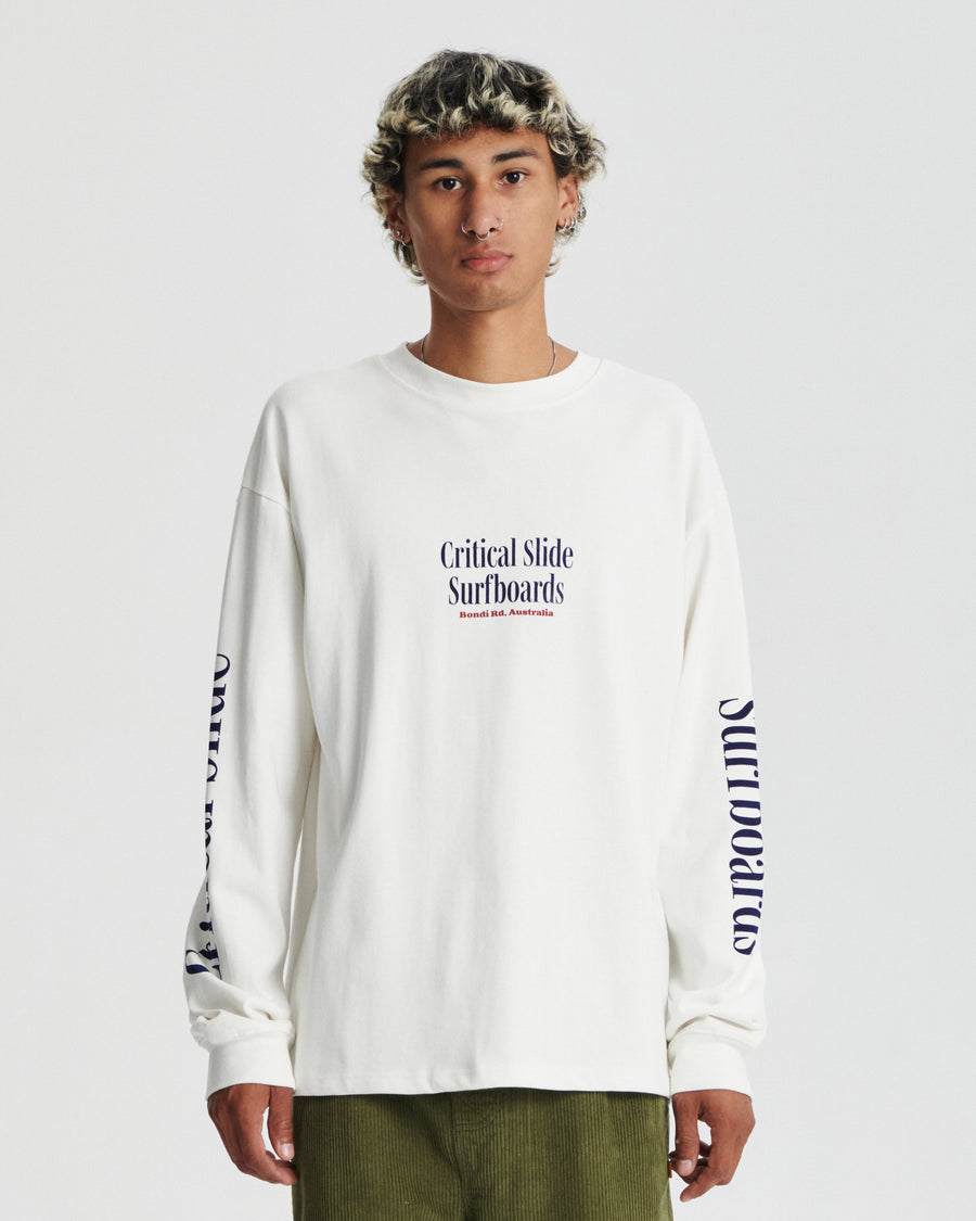 Offset Ls Tee - Vintage White